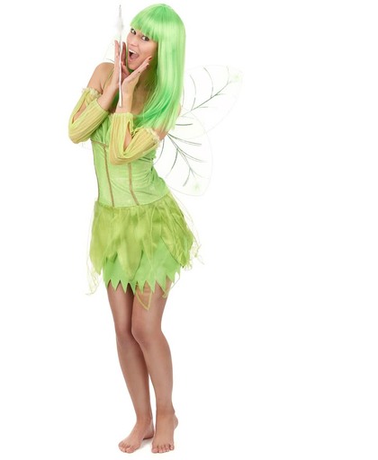 Groene fee kostuum voor vrouwen  - Verkleedkleding - M/L