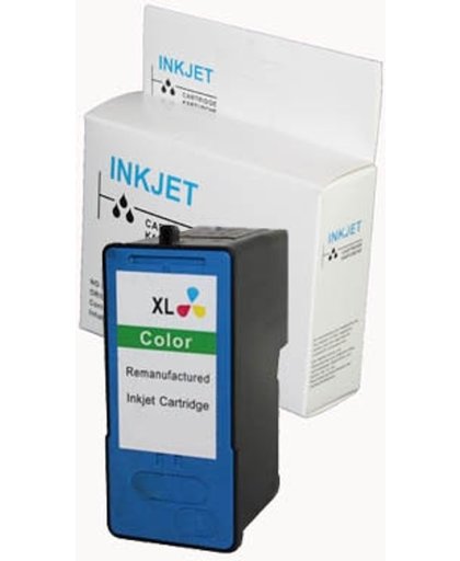 Toners-kopen.nl Lexmark Nr.43XL kleur 18YX143E alternatief - compatible inkt cartridge voor Lexmark 43Xl kleur met niveau-indicator wit Label