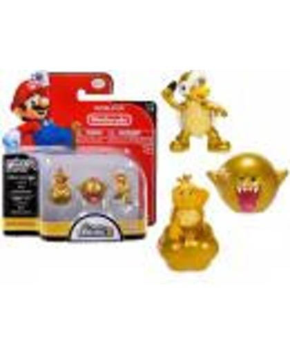 Merchandising NINTENDO - Micro Figurines GOLD Series - Lakitu / Boo / Hammer Boo