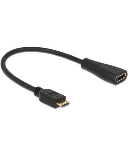 DeLOCK HDMI kabels 0.23m mini-HDMI/HDMI