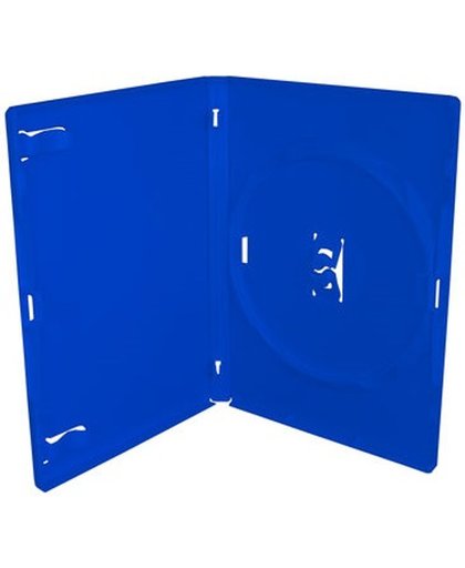 AMARAY DVD-Videobox 14mm blauw 50 stuks