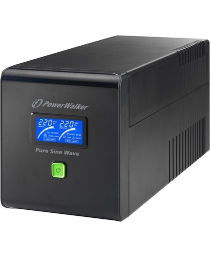 PowerWalker VI 1000 PSW FR Line-Interactive 1000VA 4AC-uitgang(en) Toren Zwart UPS