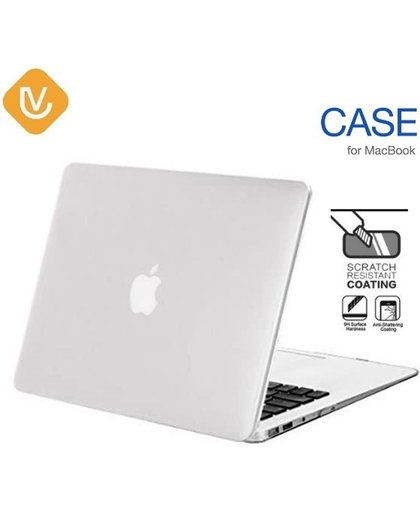 LenV - Macbook Pro 15.4 inch A1707 Transparant Hard Case Cover Laptop Hoes Sleeve