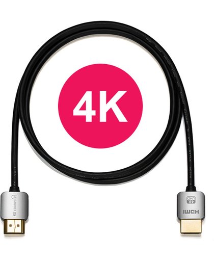 Dunne HDMI kabel, 2,5 meter – perfect voor 4K