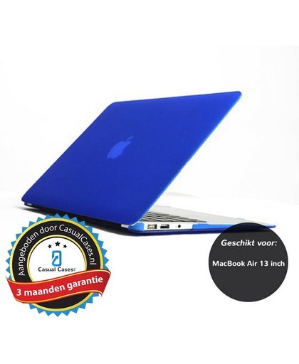 Glanzende hardcase hoes MacBook Air 13 inch blauw