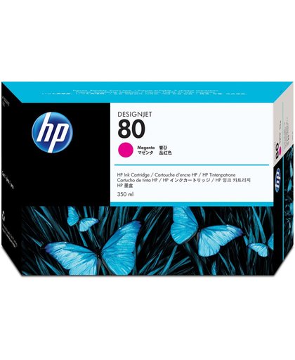 HP 80 magenta DesignJet , 350 ml inktcartridge