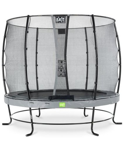EXIT Elegant trampoline ø253cm with safetynet Economy - grey