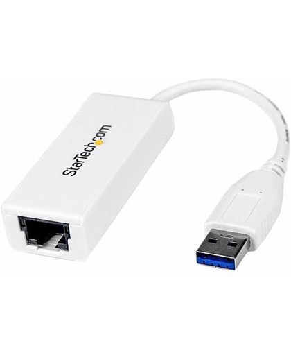 StarTech.com USB 3.0 naar gigabit Ethernet NIC netwerkadapter wit kabeladapter/verloopstukje