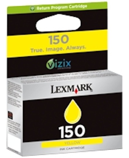 Lexmark 14N1610E inktcartridge Geel