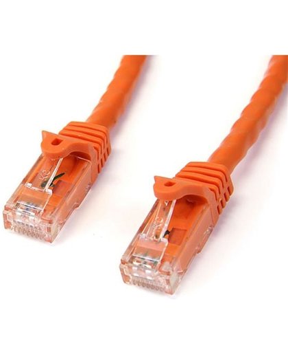 StarTech.com Cat6 patchkabel met snagless RJ45 connectors 2 m, oranje netwerkkabel