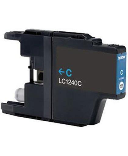 Brother LC-1240C inktcartridge cyaan (compatible)