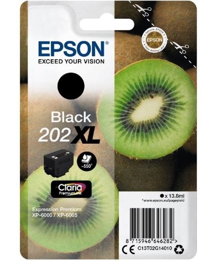 Epson 202XL inktcartridge Zwart 13,8 ml 550 pagina's
