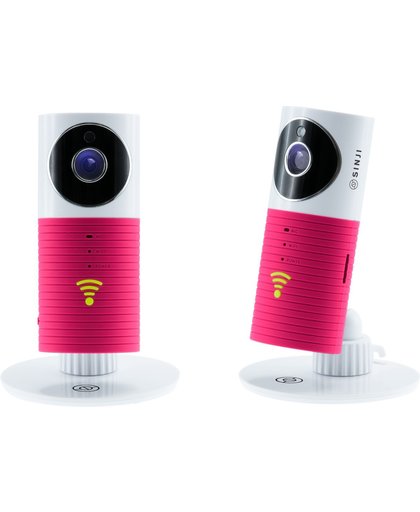 Sinji Smart WiFi IP-beveiligingscamera Binnen Dome Roze, Wit 720 x 576 Pixels