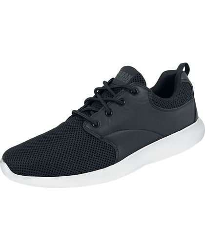 Urban Classics Light Runner Sneakers zwart-wit