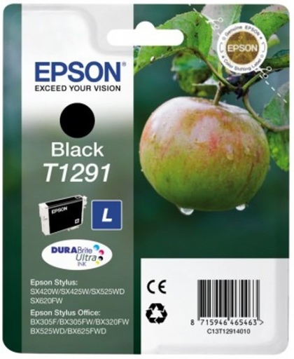 Epson Singlepack Black T1291 DURABrite Ultra Ink inktcartridge