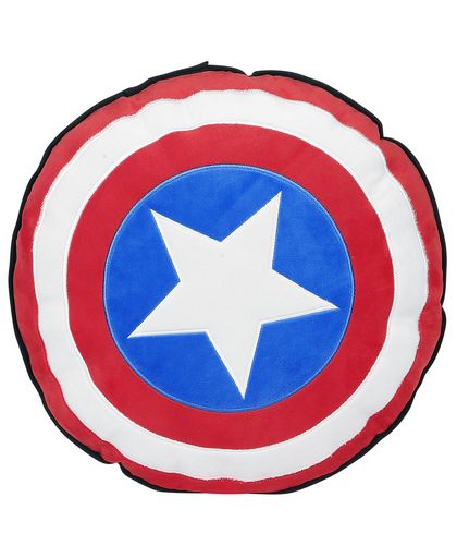 Captain America Schild Decoratiekussen meerkleurig