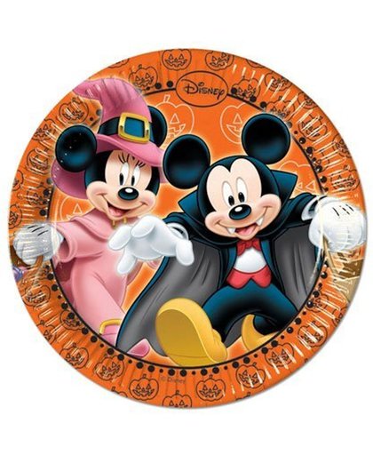 Mickey Mouse Borden Halloween 23cm 8 stuks
