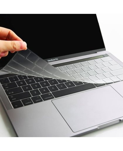 Keyboard TPU Protector Cover (US) Skin voor Apple MacBook Air 13 inch / Pro Retina 13.3 inch / Pro Retina 15.4 inch - Transparant