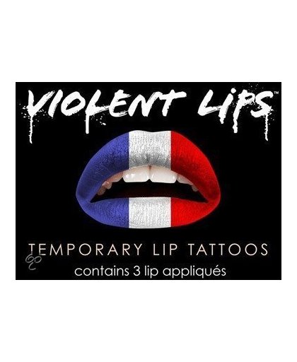 Frankrijk lip tattoo