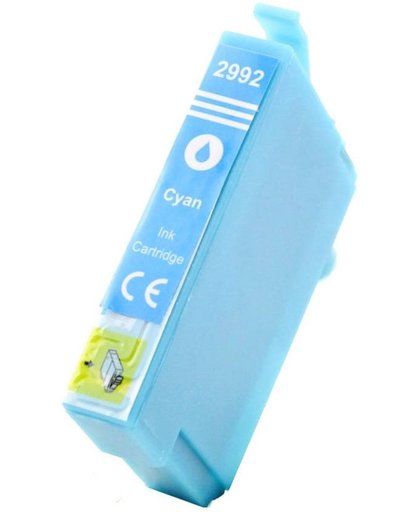huismerk inkt cartridge voor Epson T2992 29XL cyaan