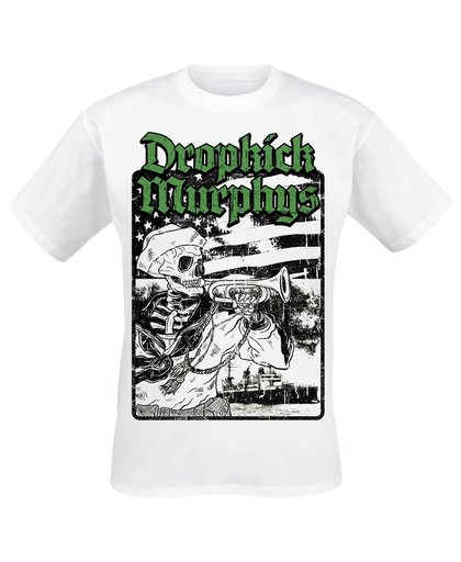 Dropkick Murphys Trumpeter T-shirt wit