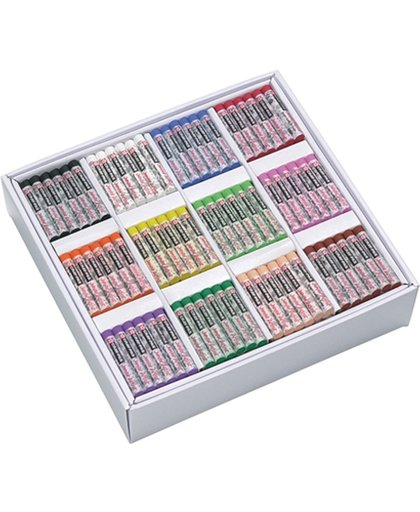 Cray-Pas Junior Artist Schoolbox oliepastels 12 kleuren x 36 oliepastelkrijt