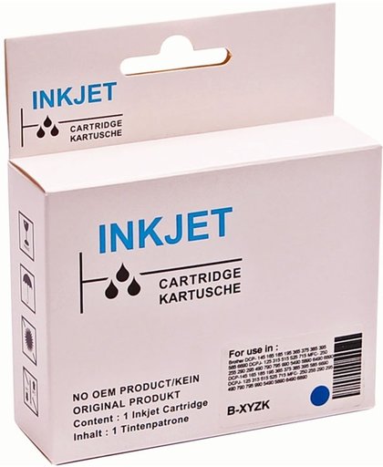 Toners-kopen.nl Canon CLI-526 CLI526CLI 526 cyaan  alternatief - compatible inkt cartridge voor Canon CLI 526 cyan wit Label
