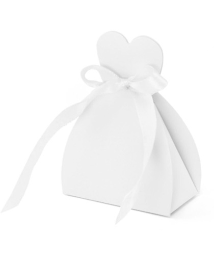 Bruiloft kado doosjes bruid 10x - Huwelijk cadeau doosje
