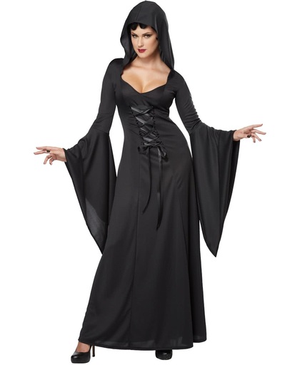 Zwarte heksen kostuum voor vrouwen Halloween  - Verkleedkleding - XL