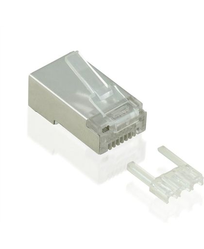 Easy-Use RJ45 krimp connectoren voor CAT6 F/UTP patch kabel - 100 stuks