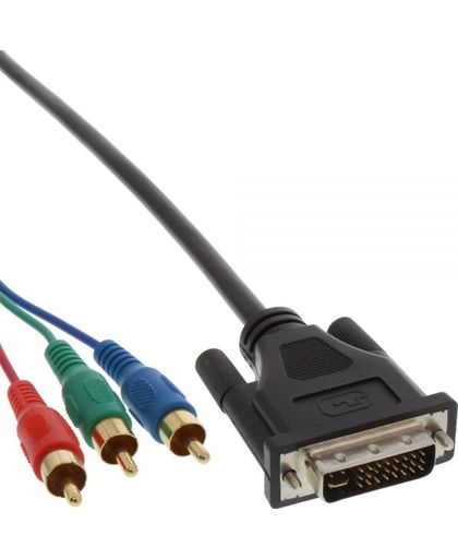 Transmedia DVI-I Dual Link - Component video kabel - 10 meter