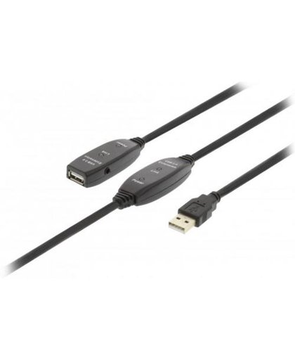 Valueline VLCRP6025 Actieve USB 2.0 Verlengkabel USB A Male - USB