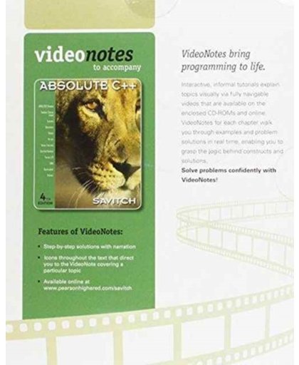 Videonotes On Cd For Absolute C++