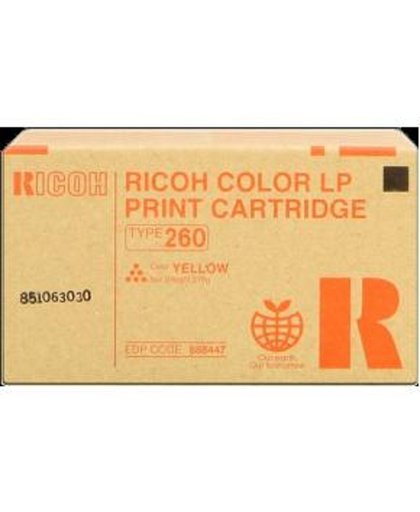 Ricoh Yellow toner Type 260 10000pagina's Geel