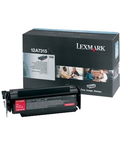 Lexmark T420 High Yield Print Cartridge (10k) 10000pagina's Zwart