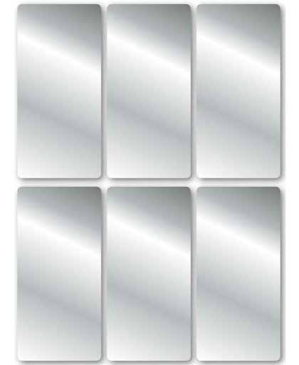 Zilveren etiketten 18 stuks - Zilveren stickers 18 stuks