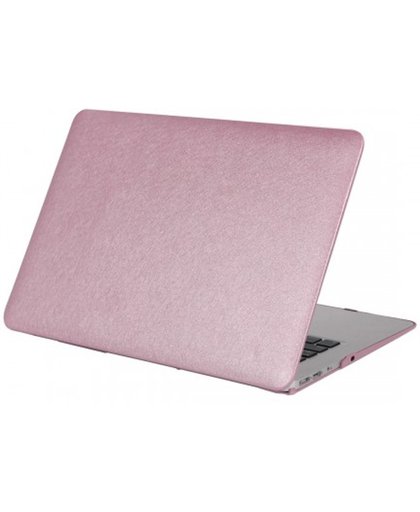 Apple MacBook Air hard case - hoes - Zijde look - Paars - 13.3