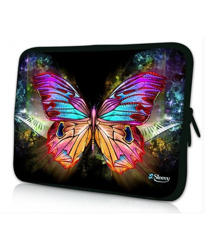 Laptophoes 11.6 gekleurde vlinder - Sleevy