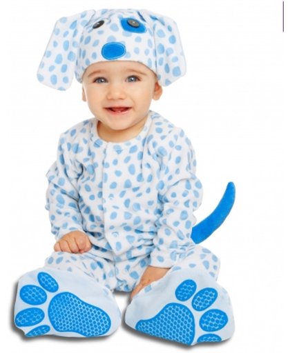 Luxe kleine hond kostuum met speen voor baby's
