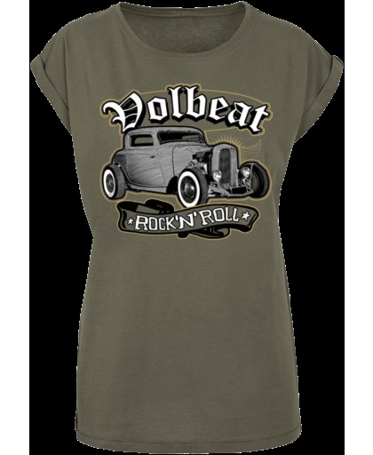 Volbeat Rock&apos;N&apos;Roll Girls shirt olijf