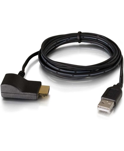 C2G 82236 USB HDMI Zwart kabeladapter/verloopstukje