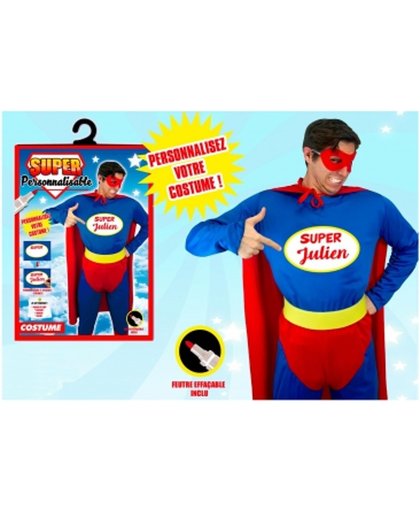 Personaliseerbaar superheld kostuum voor mannen