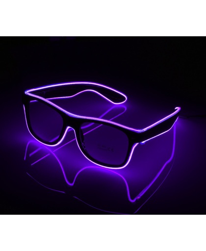 El wire bril paars - El wire glasses purple