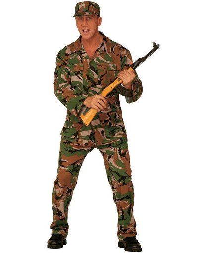 Militair kostuum voor mannen - Verkleedkleding - Large