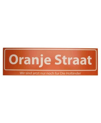Straatbord Oranje Straat