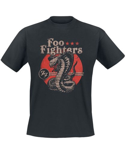 Foo Fighters Snake T-shirt zwart