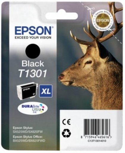 Epson inktpatroon Black T1301 DURABrite Ultra Ink