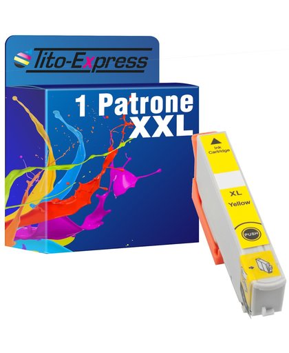 Tito-Express PlatinumSerie PlatinumSerie® 1 inktpatroon XL Compatibel voorEpson 33XL TE3364 Yellow Epson Expression Premium: XP-530 / XP-630 / XP-630 Series / XP-635 / XP-830