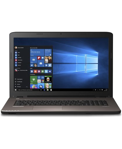 MEDION AKOYA E7415 Titanium Notebook 43,9 cm (17.3") 1600 x 900 Pixels 2 GHz Vijfde generatie Intel® Core™ i3 i3-5005U