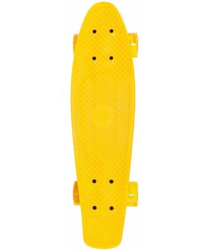 Skateboard Streetsurfing single yellow 57 cm/ABEC7